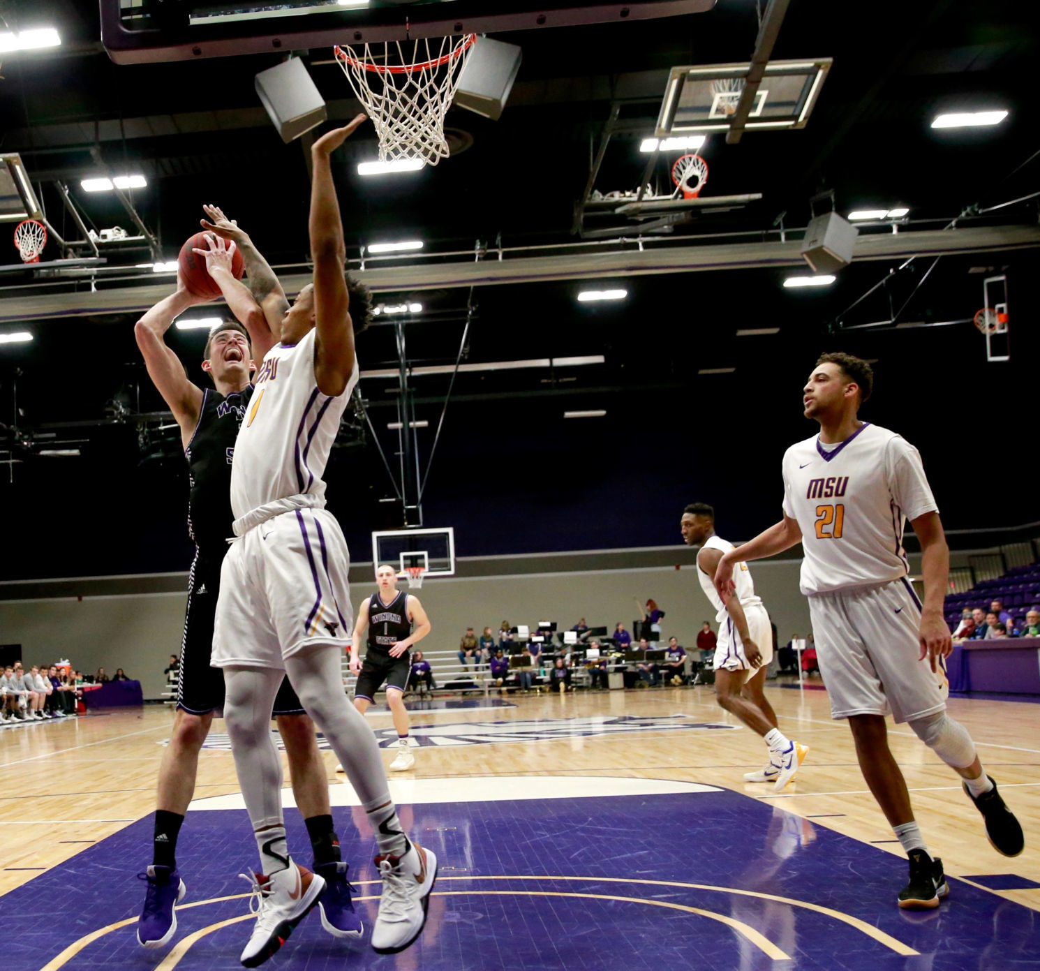 WSU MBB vs MSU 3